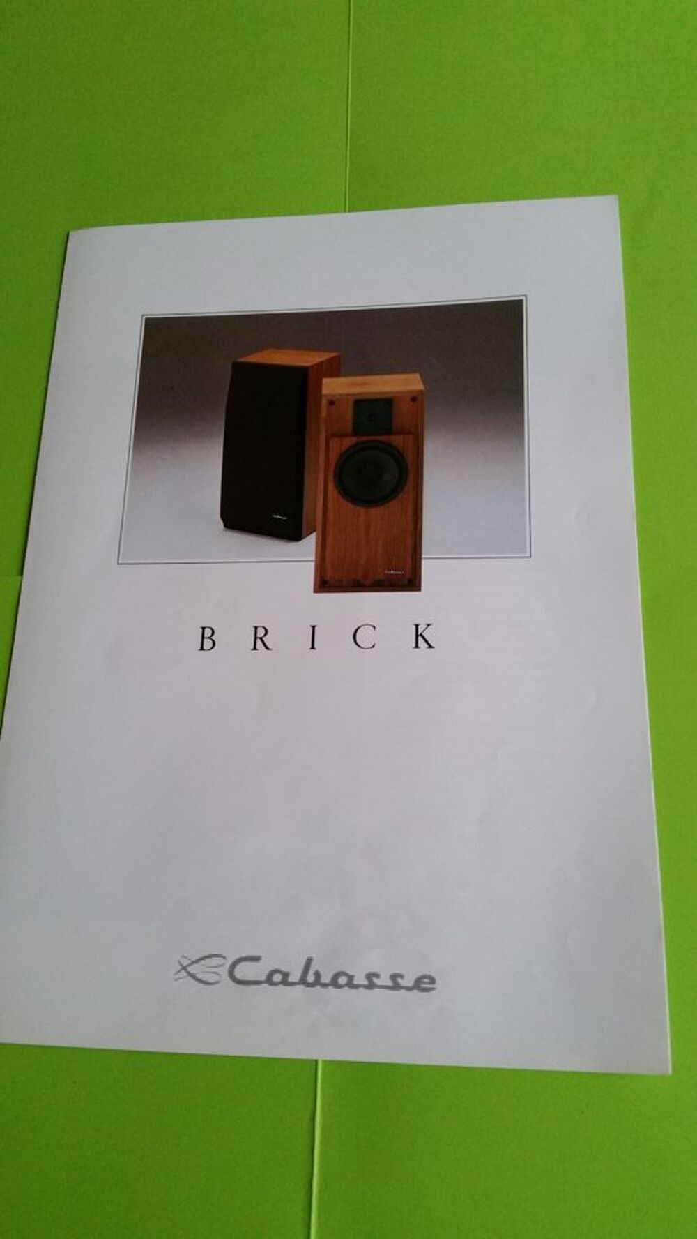 CABASSE BRICK Audio et hifi