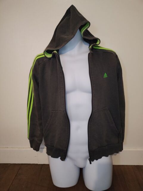 Veste de survêtement ADIDAS gris/jaune (Taille L) 5 Brillon-en-Barrois (55)