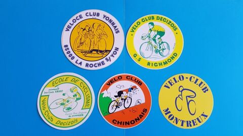 AUTOCOLLANTS * VINTAGE  CLUB CYCLISTE 0 Toulouse (31)