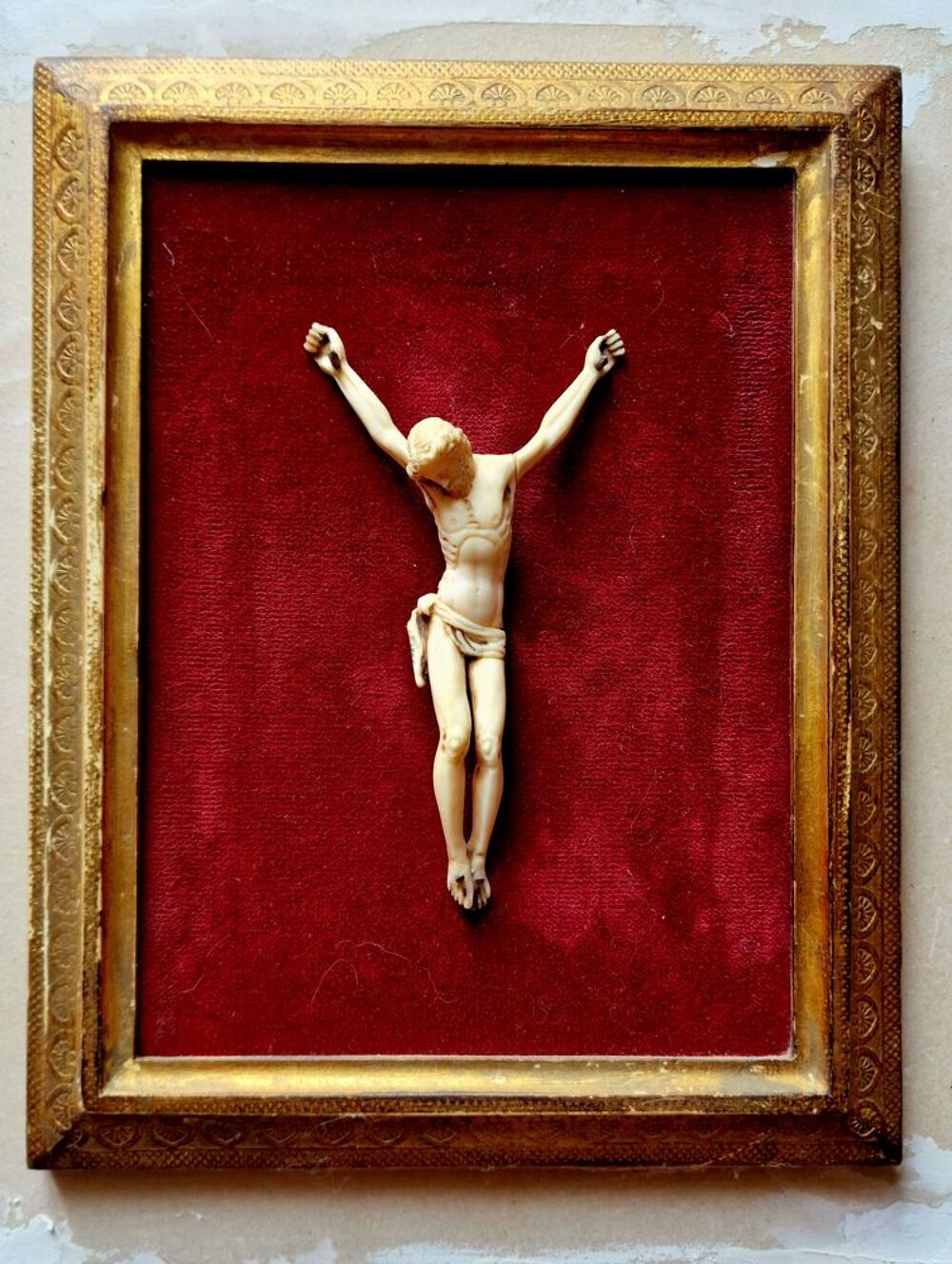 Christ en ivoir Décoration