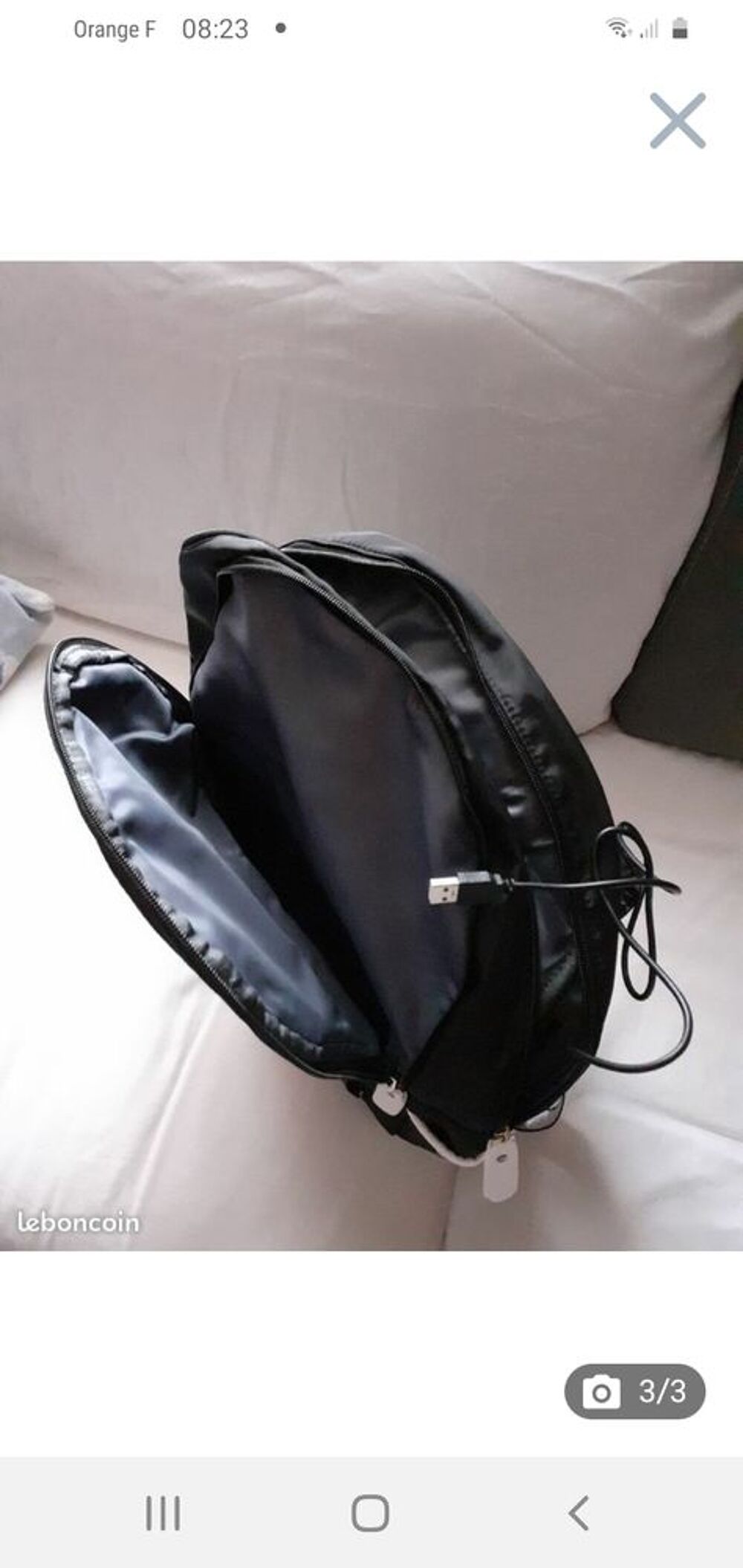 SAC ADOS SCOLAIRE FILLE NEUF Maroquinerie
