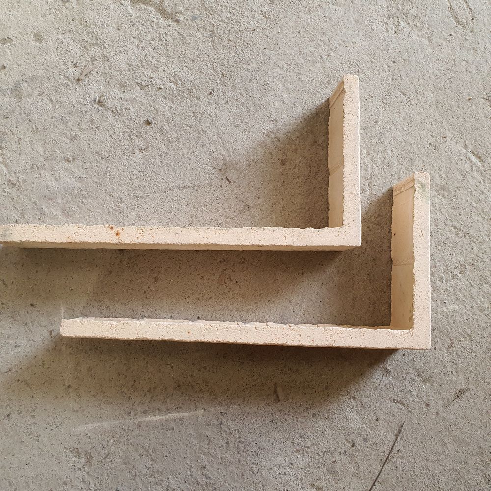 Brique de marche + plaquette parement d'angle Bricolage