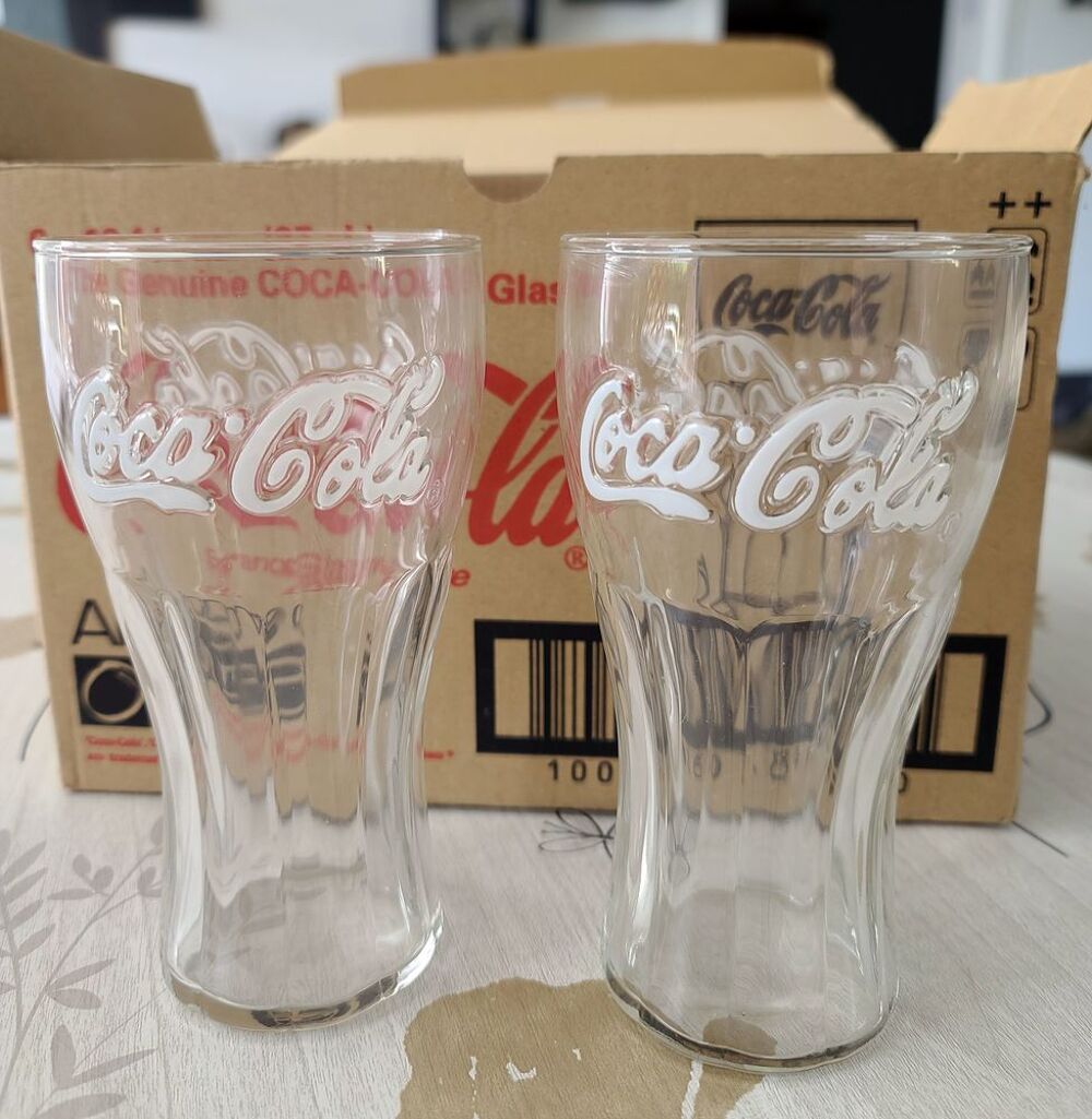 Ensemble de 6 verres Coca Cola - &Eacute;dition Arcoroc -neuf Décoration