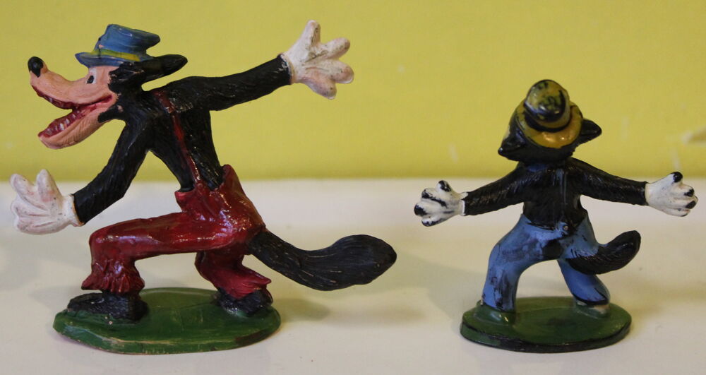 Figurines Jim vintage 60 Grand et petit loup Jeux / jouets