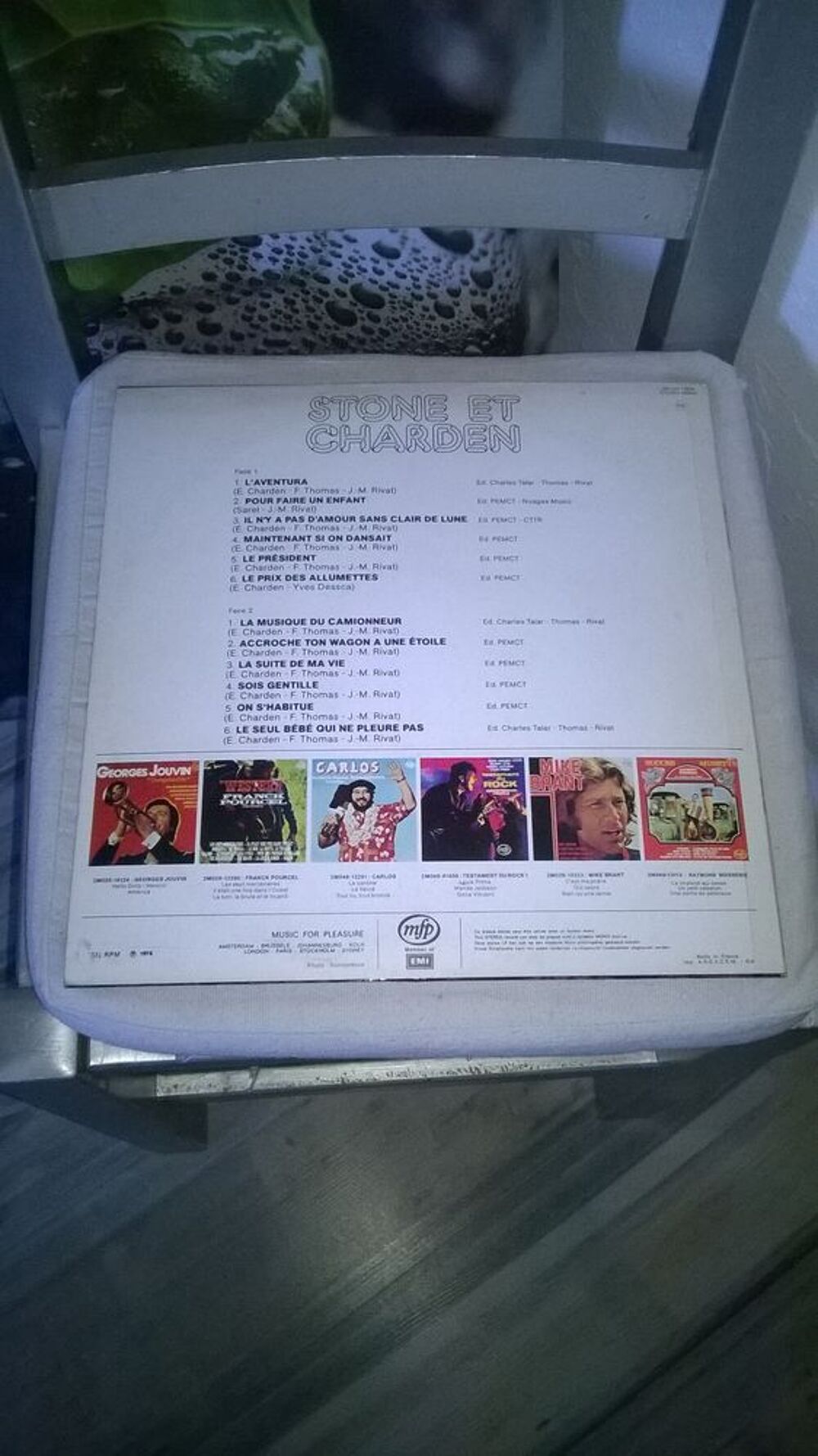 Vinyle Stone Et Eric Charden
L'Avventura
1976
Excellent e CD et vinyles