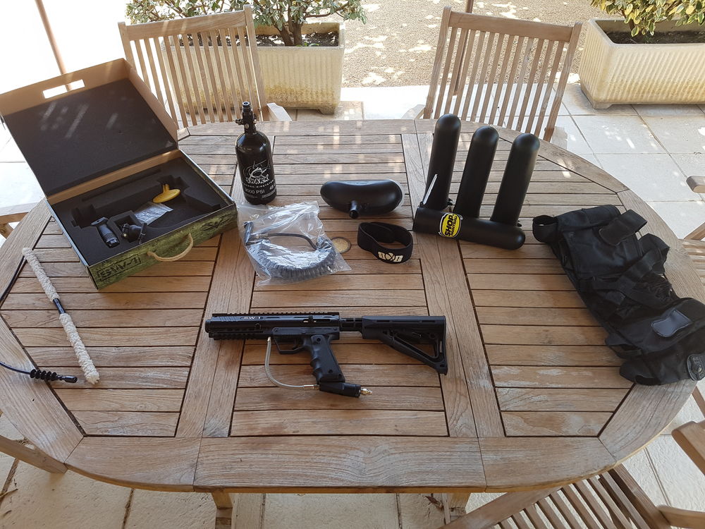 Fusil de paintball + accessoires Sports