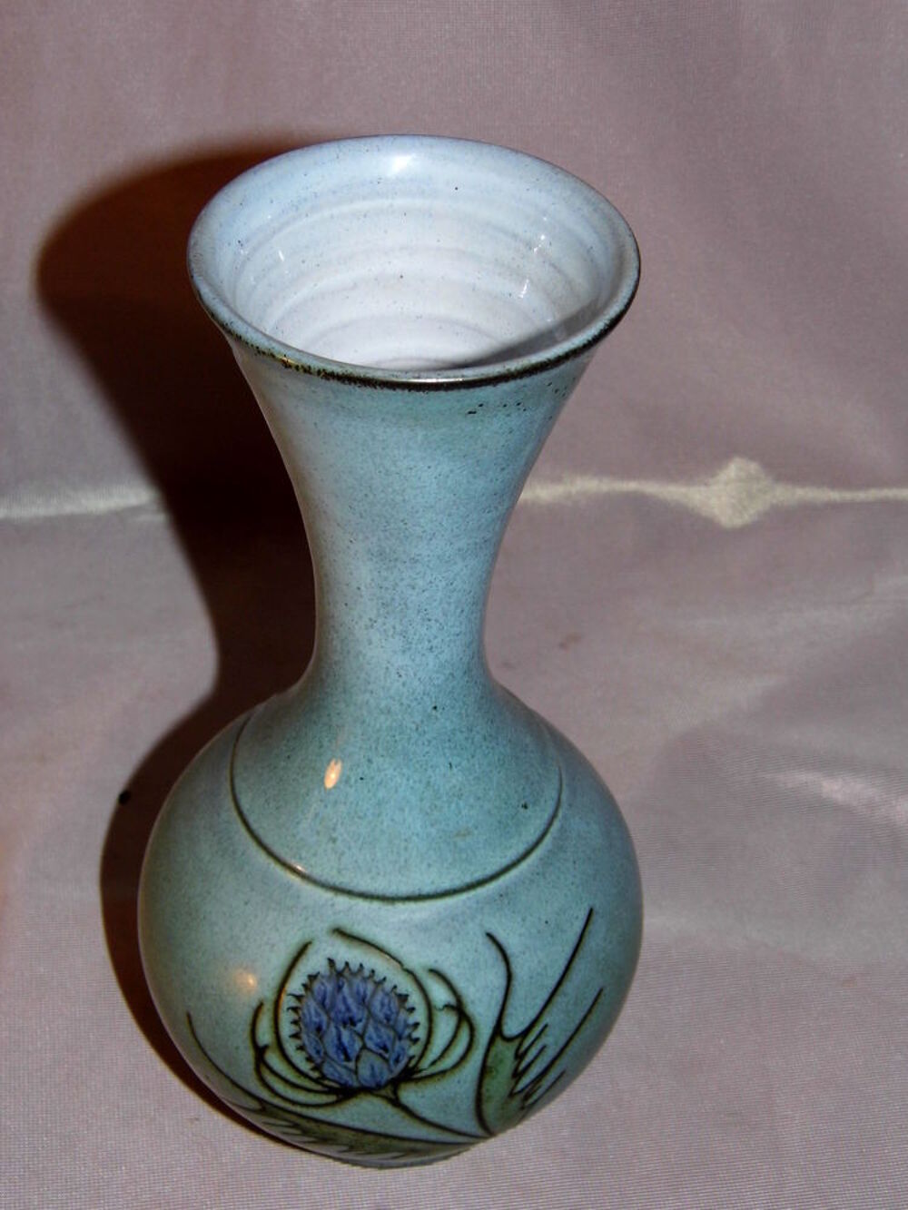 VASE VALLAURIS soliflore c&eacute;ramique vintage retro Décoration