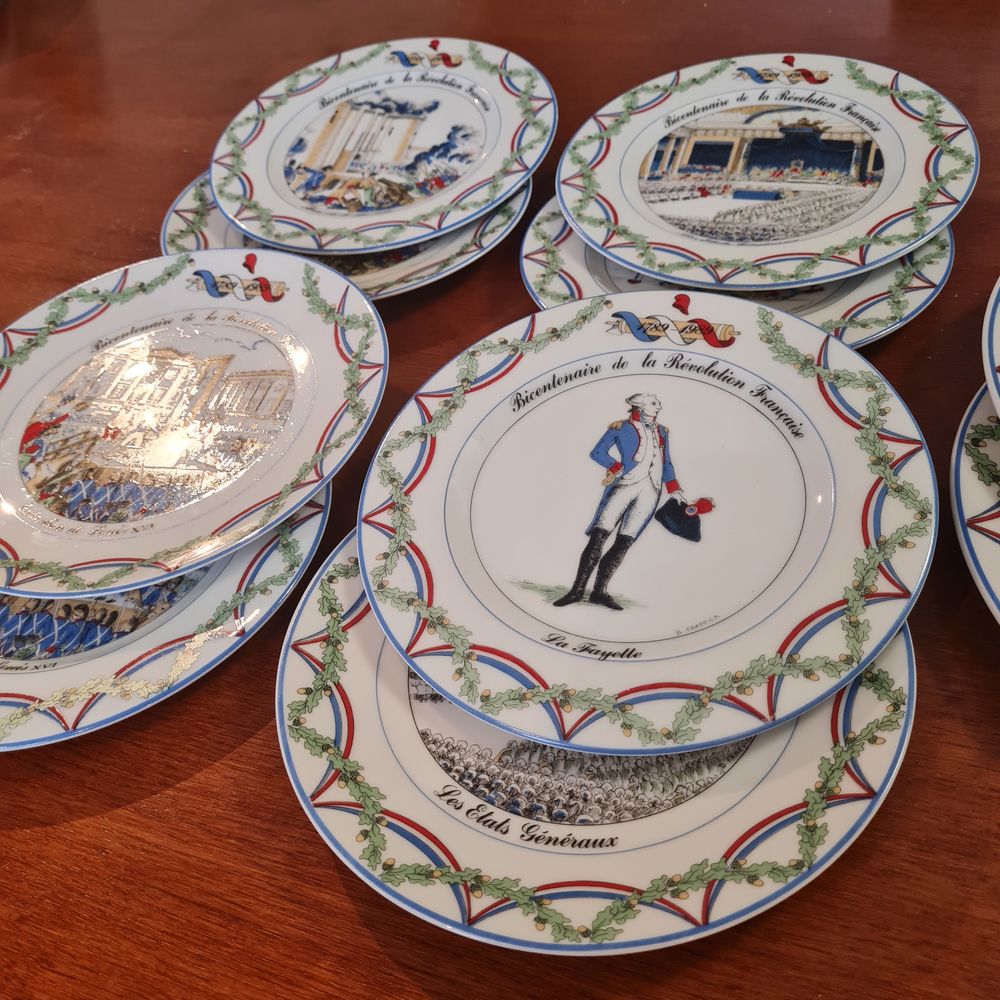 Edition limit&eacute;, Assiette Bicentenaire de la R&eacute;volution Fran&ccedil; 