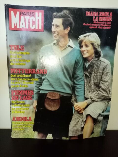 Paris Match N� 1689 du 16/10/1981 - Diana face � la reine / 10 Angers (49)