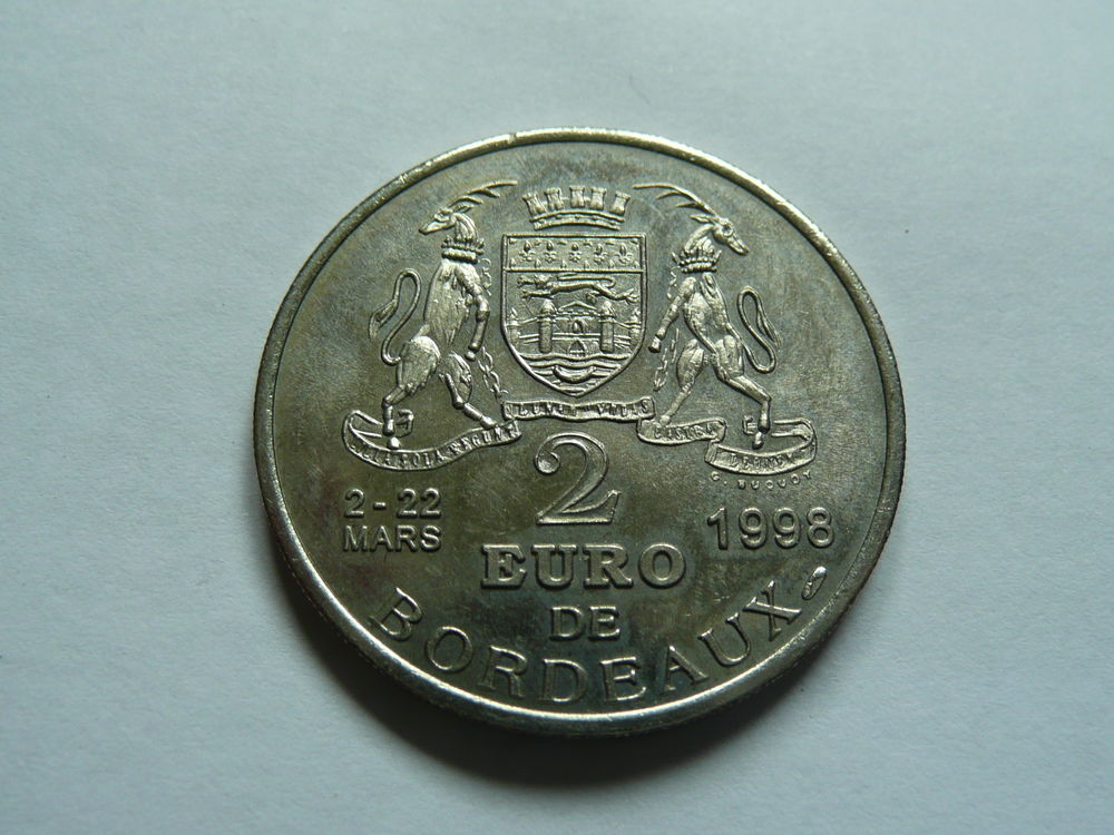 Jeton 2 euro Bordeaux 1998
