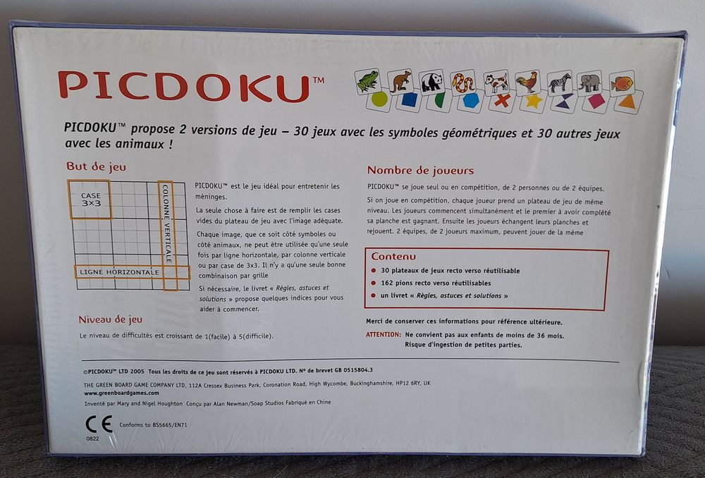 Jeu Picdoku Jeux / jouets