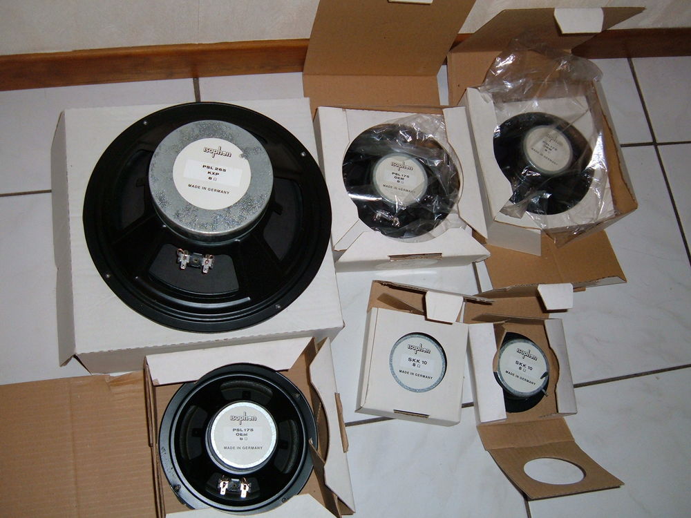 paire de 2 BOOMER W-200-S Audio et hifi