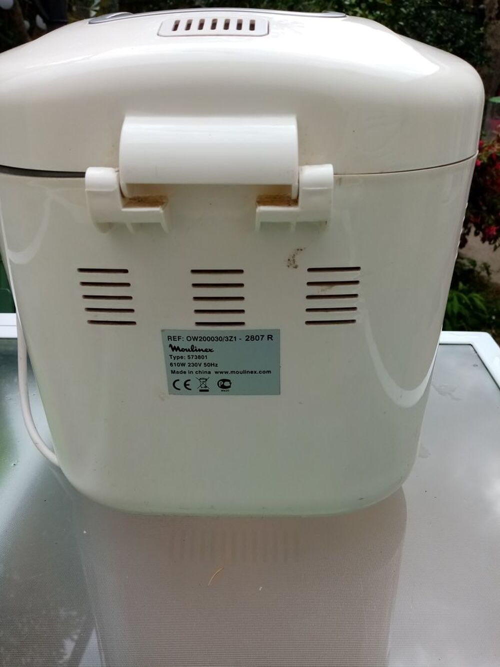 Moulinex Home bread 
REF:OW20003Z1 Electroménager