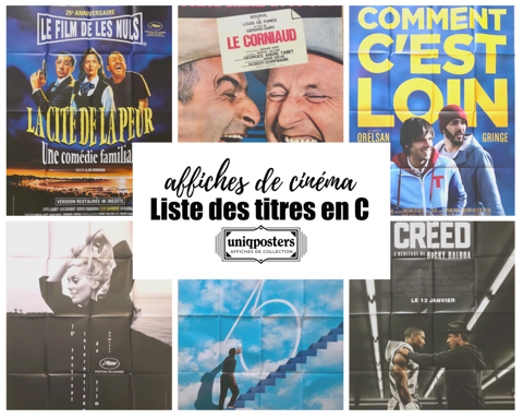Affiches originales de cinéma : Films en C (partie 3) 0 Montpellier (34)