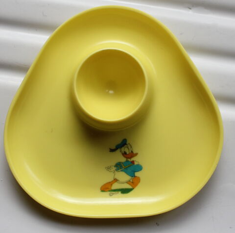 Coquetier  DONALD m�lamine jaune 1960 Annecy 10 Issy-les-Moulineaux (92)