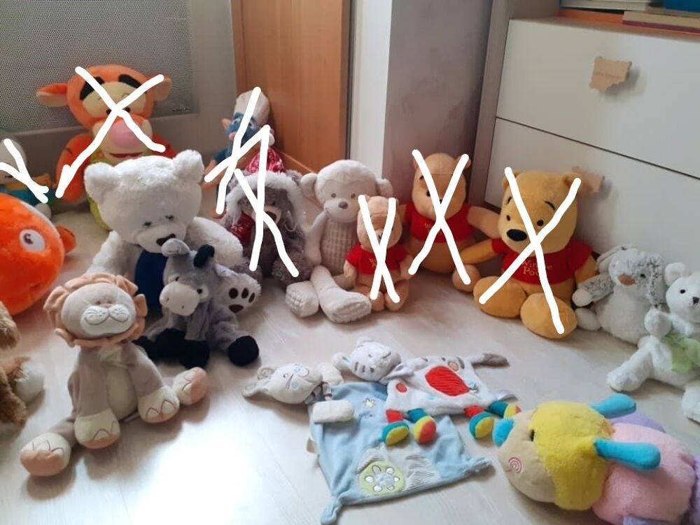 un large Choix de Peluches et Doudous : Lot ou l'unit&eacute; Jeux / jouets