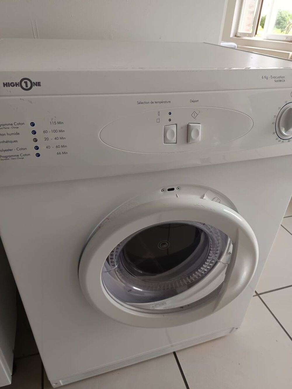 S&egrave;che linge Electroménager