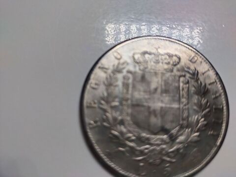 1 PIECE DE 5 LIRES ITALIENNE EN ARGENT ANNEE 1873 50 Dolus-d'Ol�ron (17)