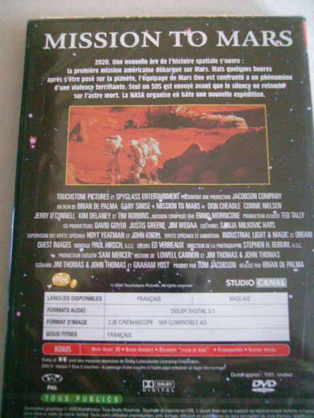 2 DVDs FILM "SCIENCE FICTION " DVD et blu-ray