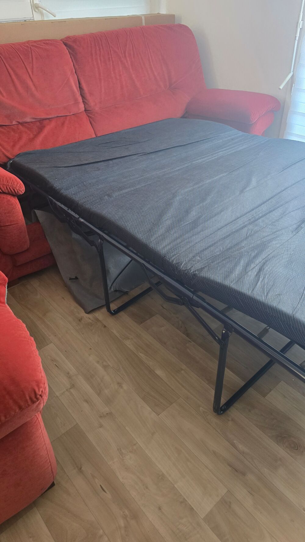 Magnifique Lot de Canap&eacute;s Rouge en Tissu* ? Meubles
