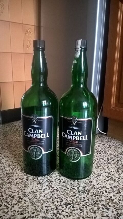2 bouteilles WHISKY 4,5 l CLAN CAMPBELL. 12 Flers-en-Escrebieux (59)