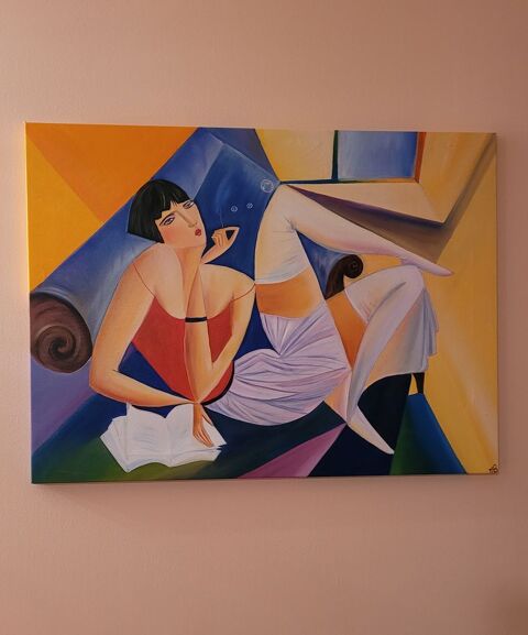 copie tableau huile 100 Arcangues (64)