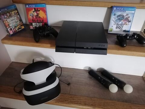 PS4 avec 3 Jeux et Casque VR 600 Bièvres (91)