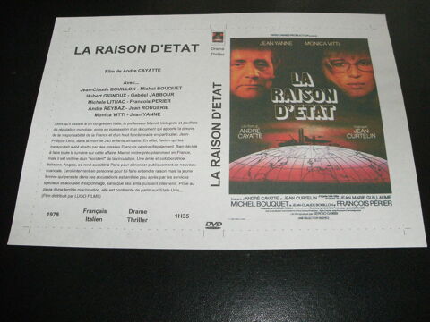 Film :   La raison d'etat   35 Saint-Médard-en-Jalles (33)