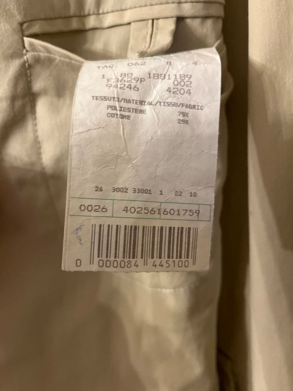 Belle veste l&eacute;g&egrave;re homme Vtements
