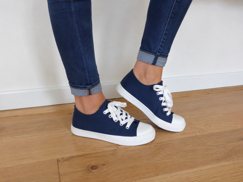 Baskets 37 Femme sneakers Chaussure légère Gémo bleu marine 10 Brienne-le-Château (10)