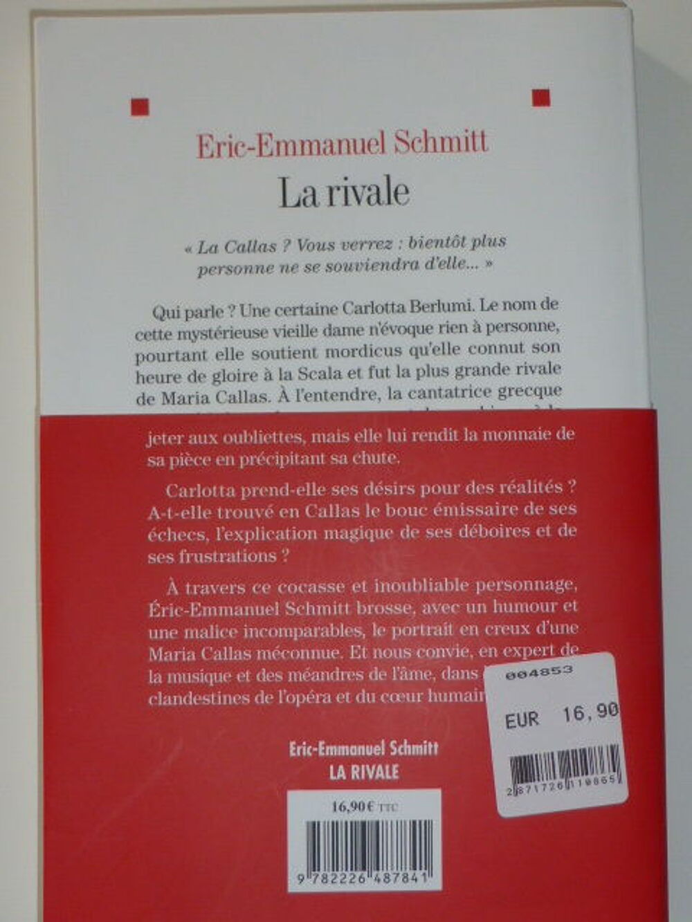 La rivale Eric-Emmanuel Schmitt Livres et BD