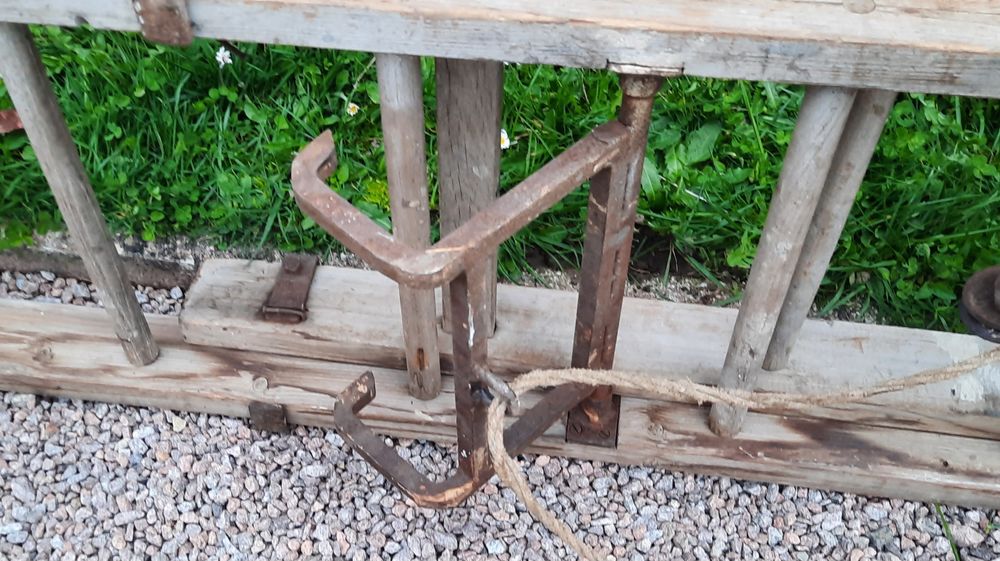 Echelle bois coulissante Bricolage