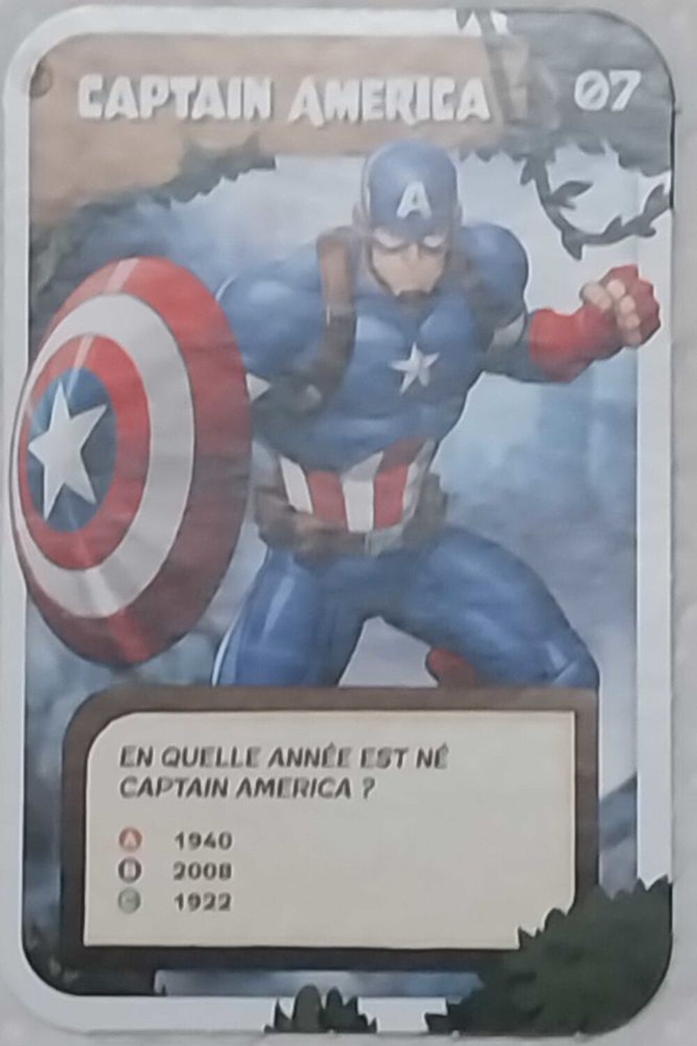 39 cartes MARVEL 