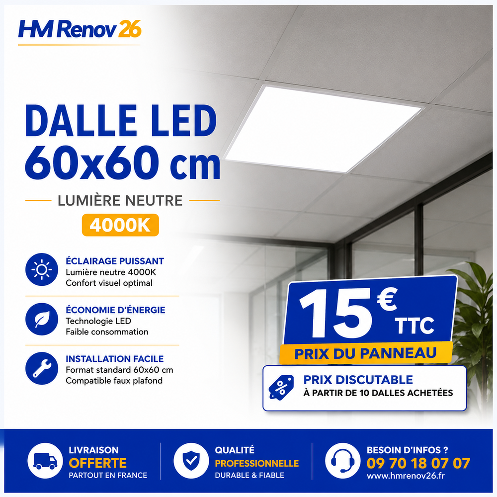 Dalle led Décoration