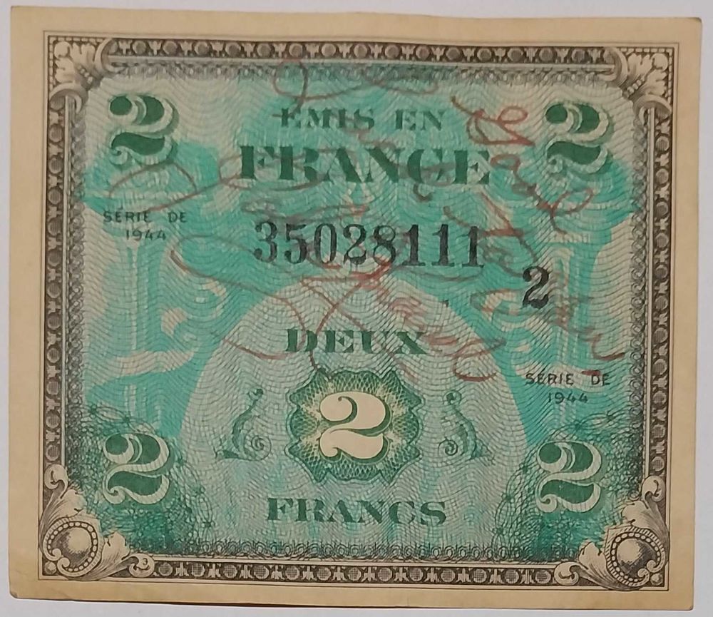 Billets de 2 francs 