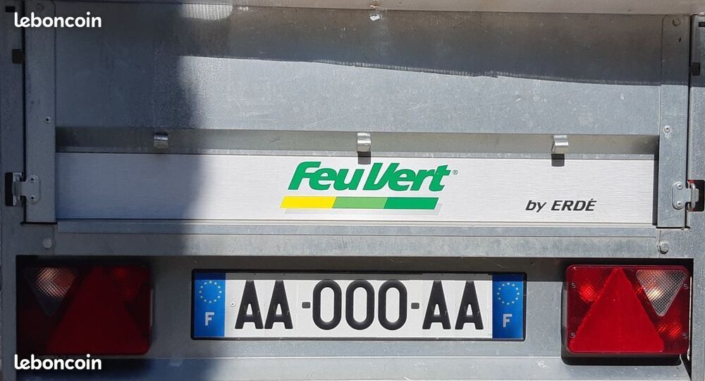 Remorque ERDE - PTAC 500 Kg - Longueur 1,50m Jardin