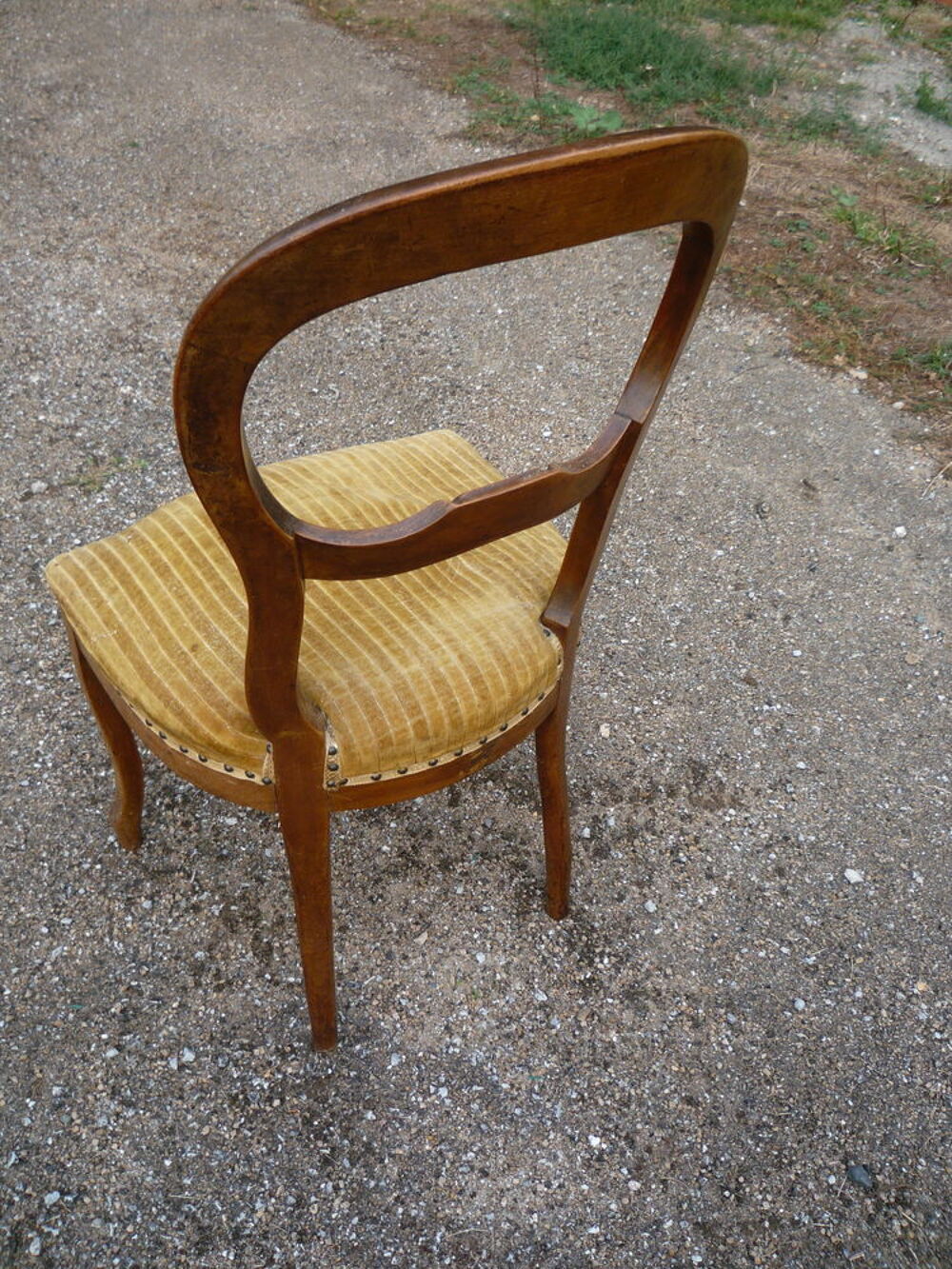 Chaise Louis Philippe/tapissier Meubles