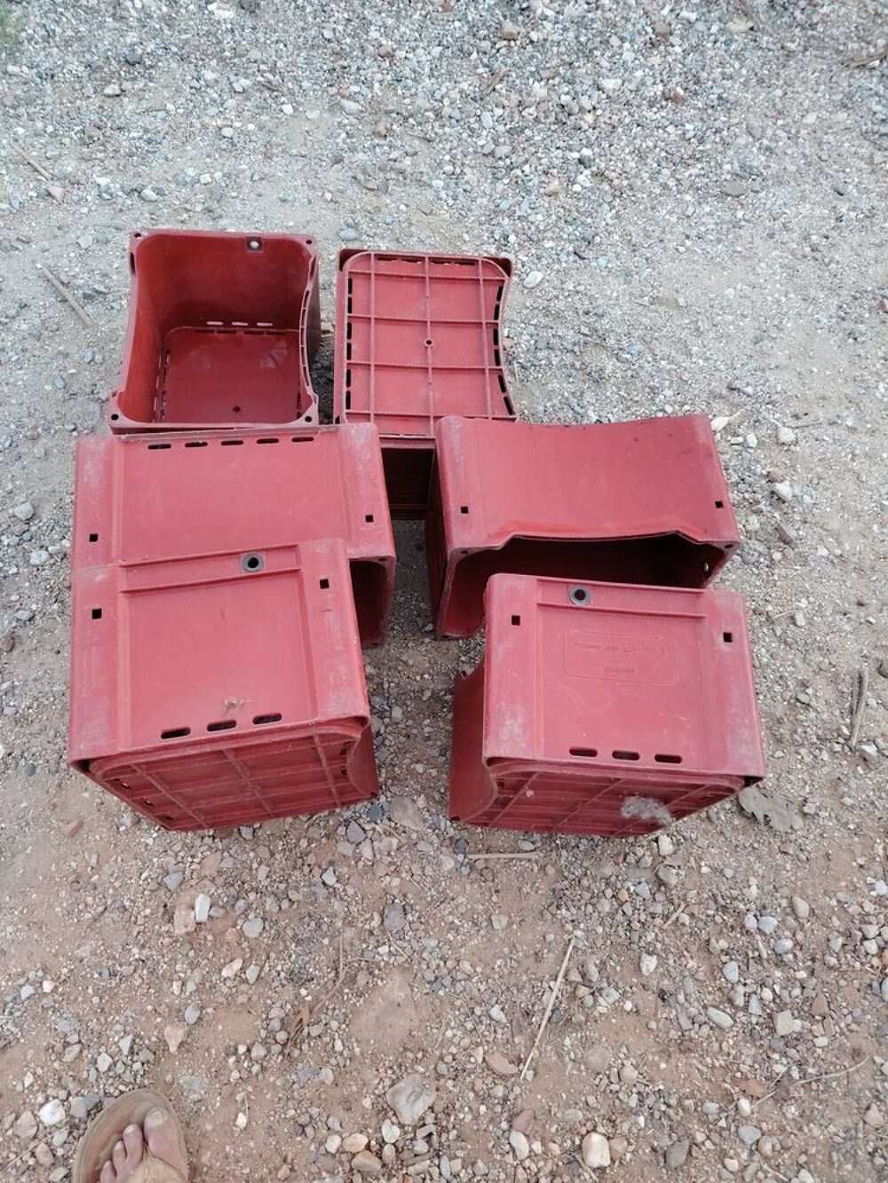 Caisses plastiques transport 30x40x21h allibert Bricolage