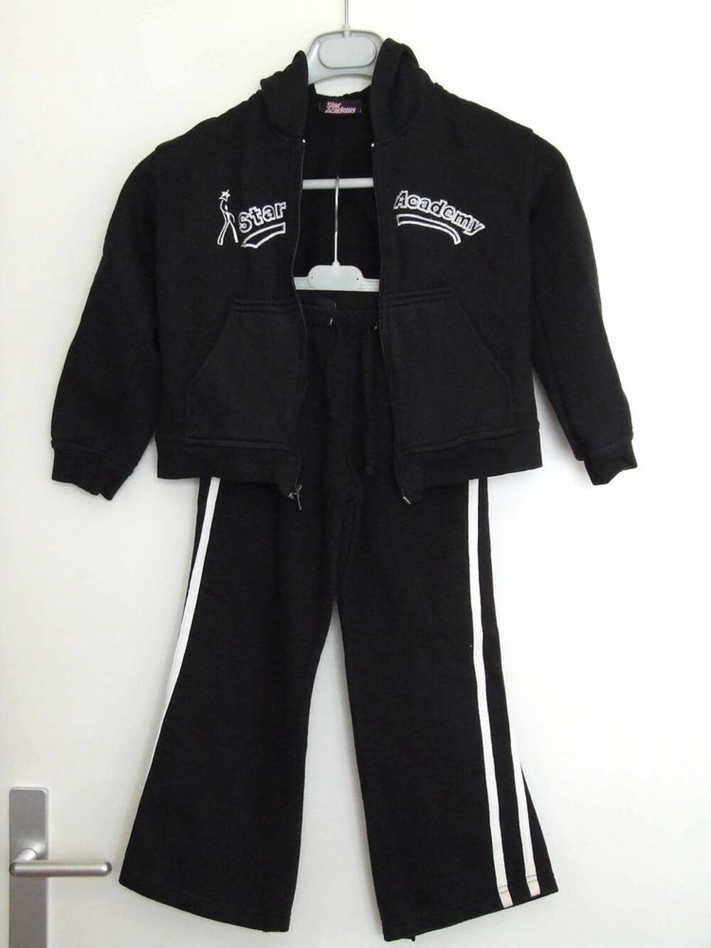 Surv&ecirc;tement, veste et pantalon, Noir, 8&nbsp;ans (126&nbsp;cm) Vêtements enfants