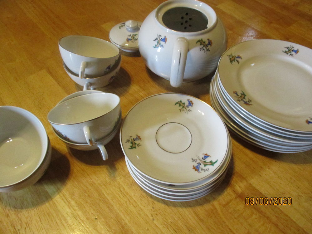 porcelaine suisse langenthal ,service &agrave; th&eacute; Cuisine