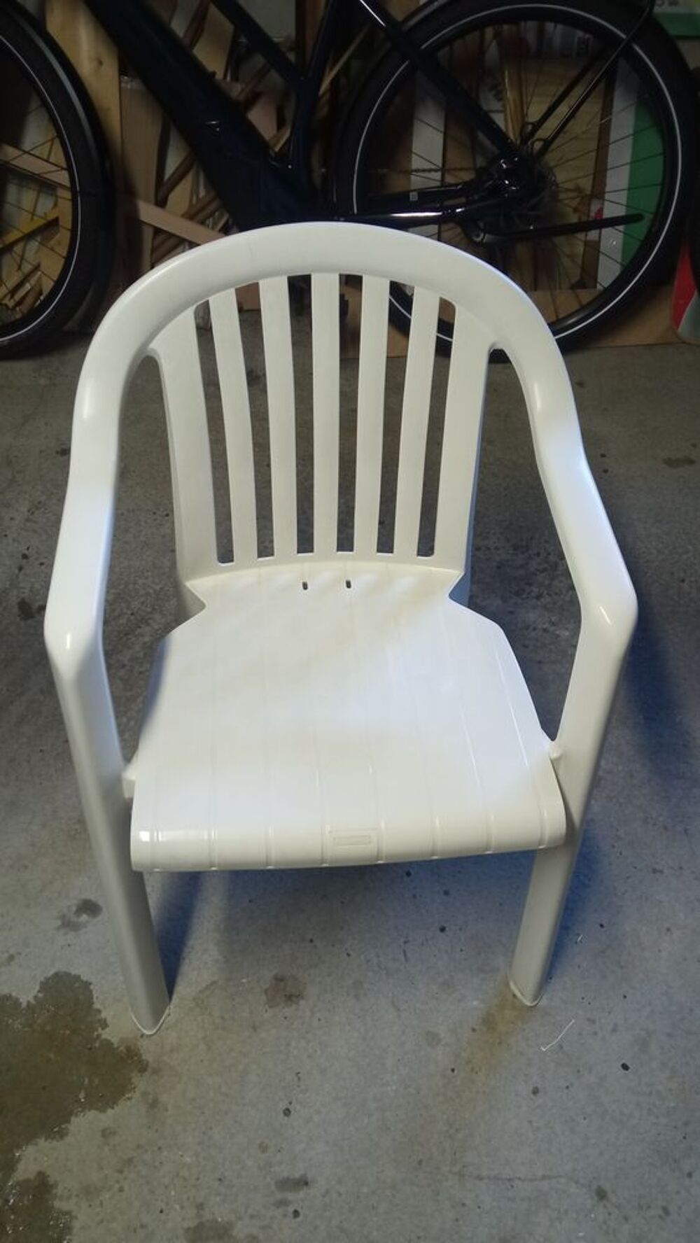 salon de jardin PVC blanc Jardin
