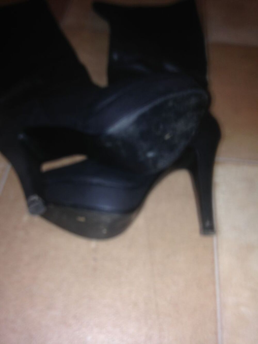 Botte &agrave; talon Chaussures