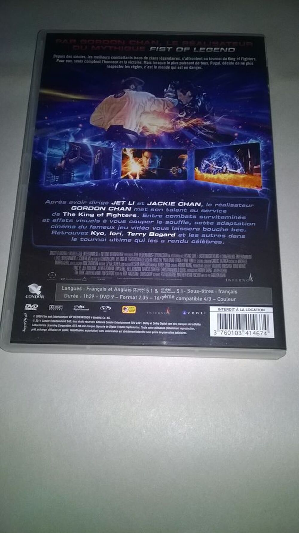 DVD The King of Fighters
Maggie Q Sean Faris Will Yun Lee DVD et blu-ray