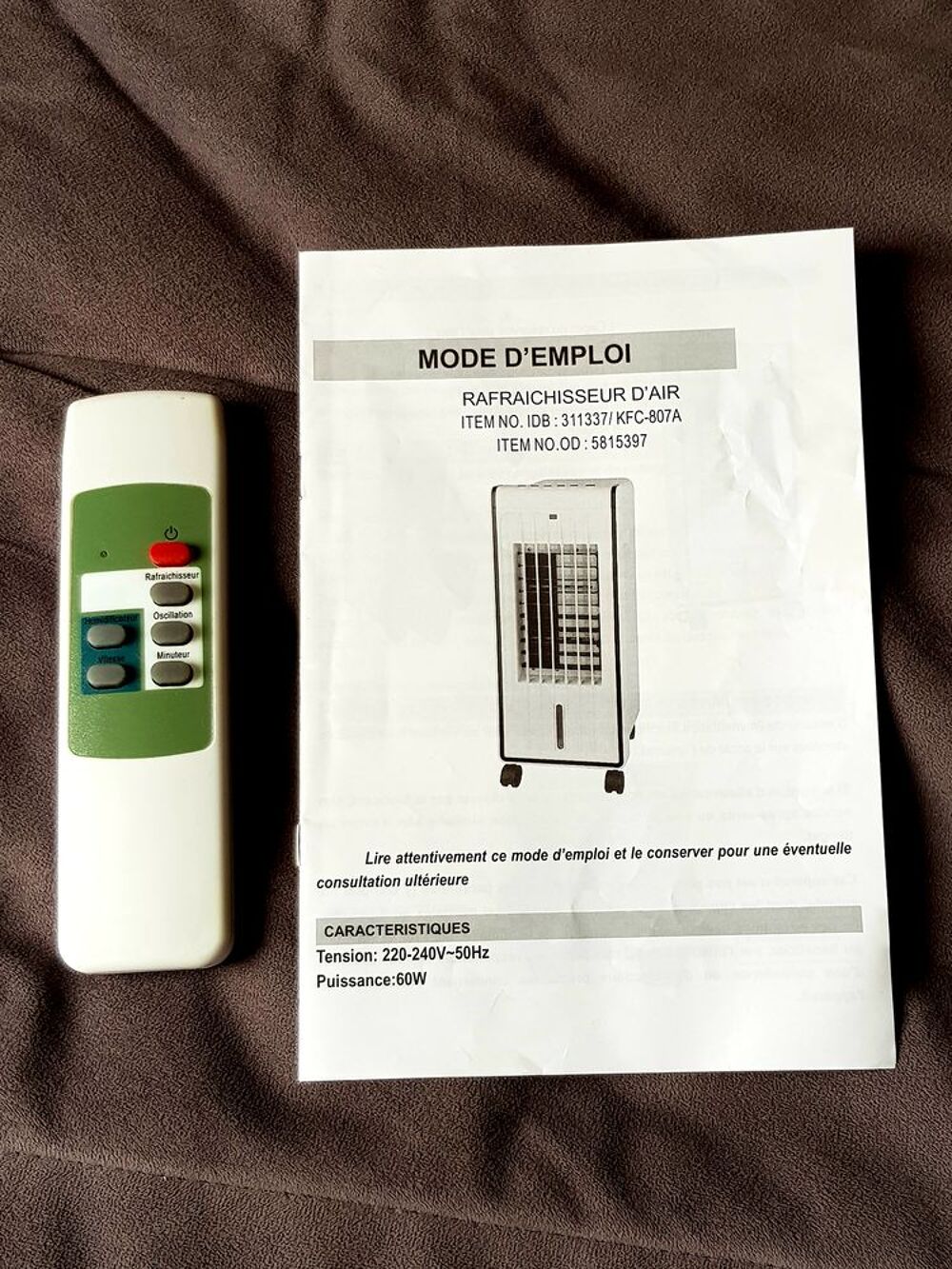 Rafra&icirc;chisseur d'air 3 en 1 Electroménager