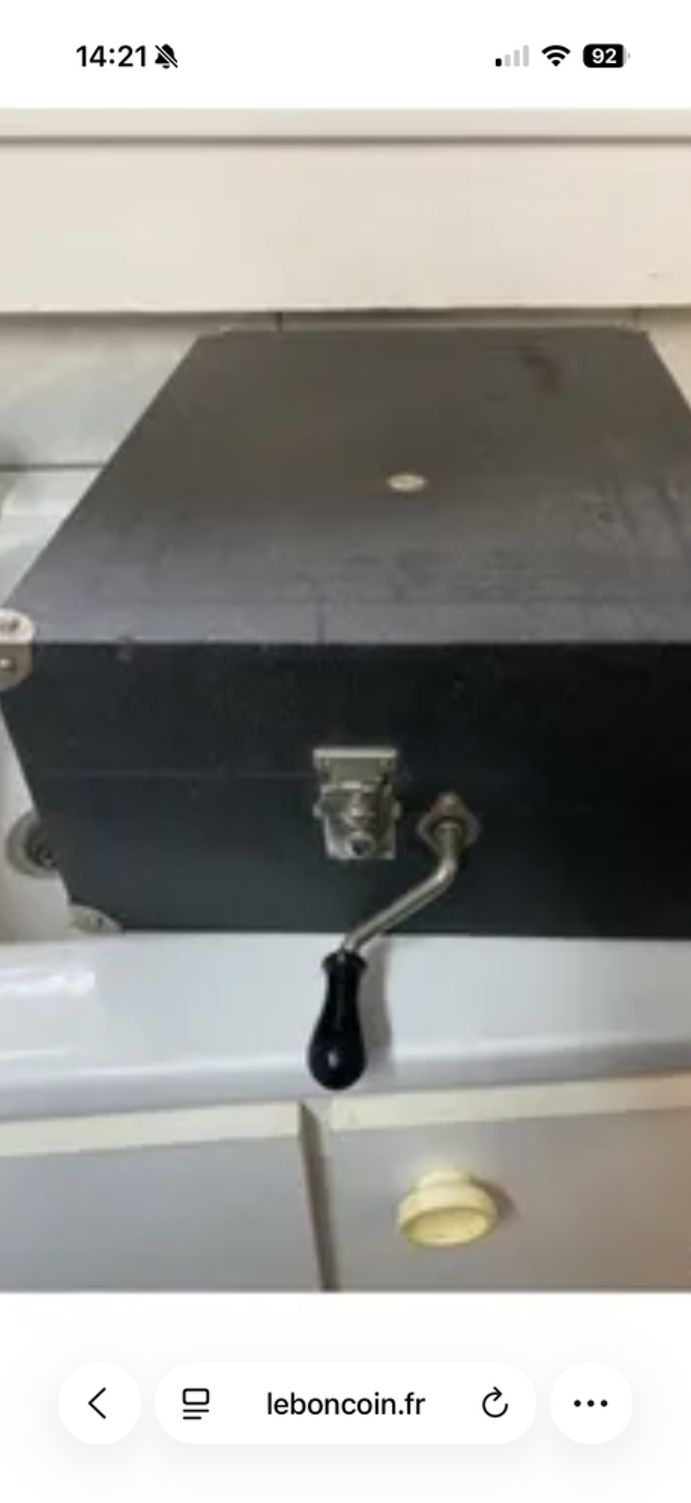 Gramophone path&eacute; mod&egrave;le diamant CD et vinyles