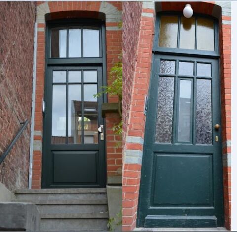 Porte d'entrée architecturale  immeuble 1900 6800 Paris 13 (75)