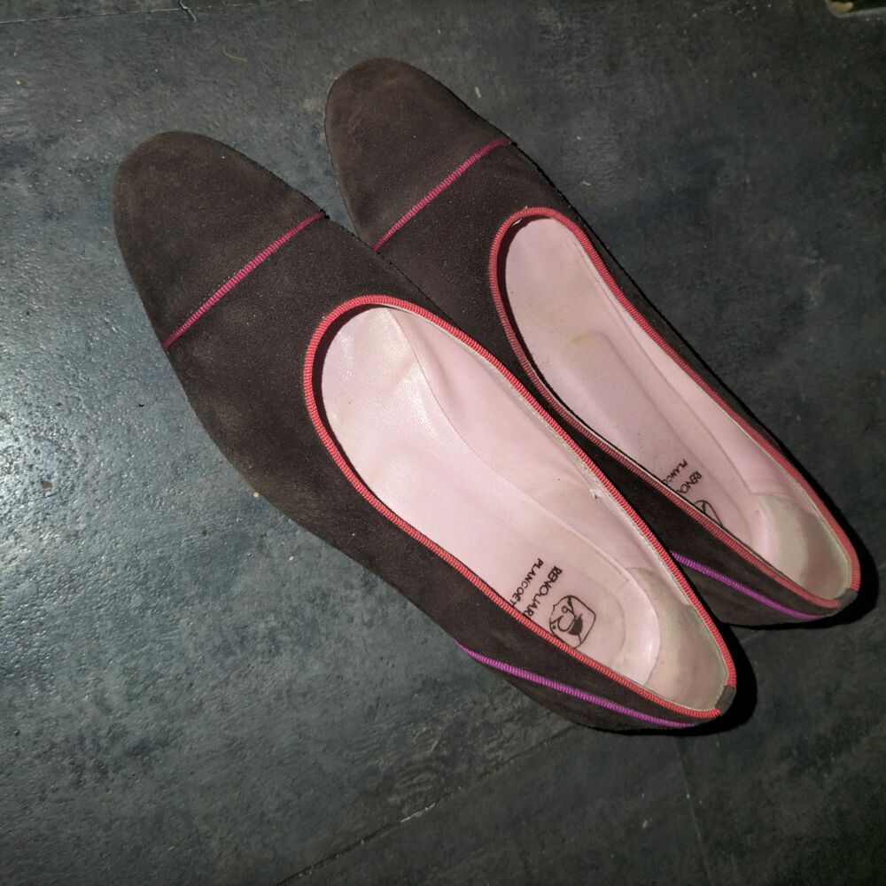 Ballerine tout cuir Renouard Planco&euml;t pointure 38 tr&egrave;s bon &eacute; Chaussures