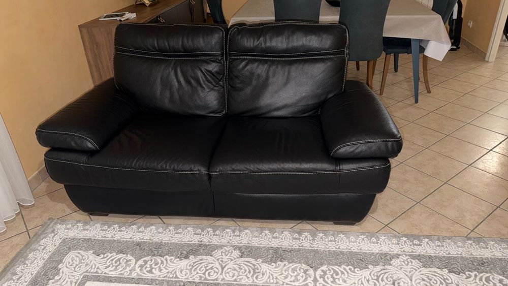 fauteuil cuir noir Meubles