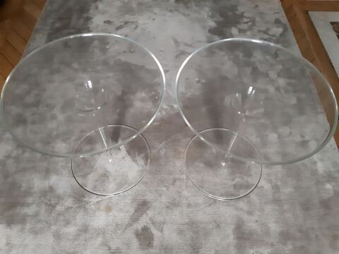 deux tables d'appoint Kartell en plexiglas transparent 100 Paris 14 (75)