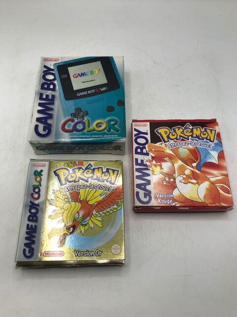 Game Boy Color / Jeux pokemon or et rouge 0 Saint-loi (23)